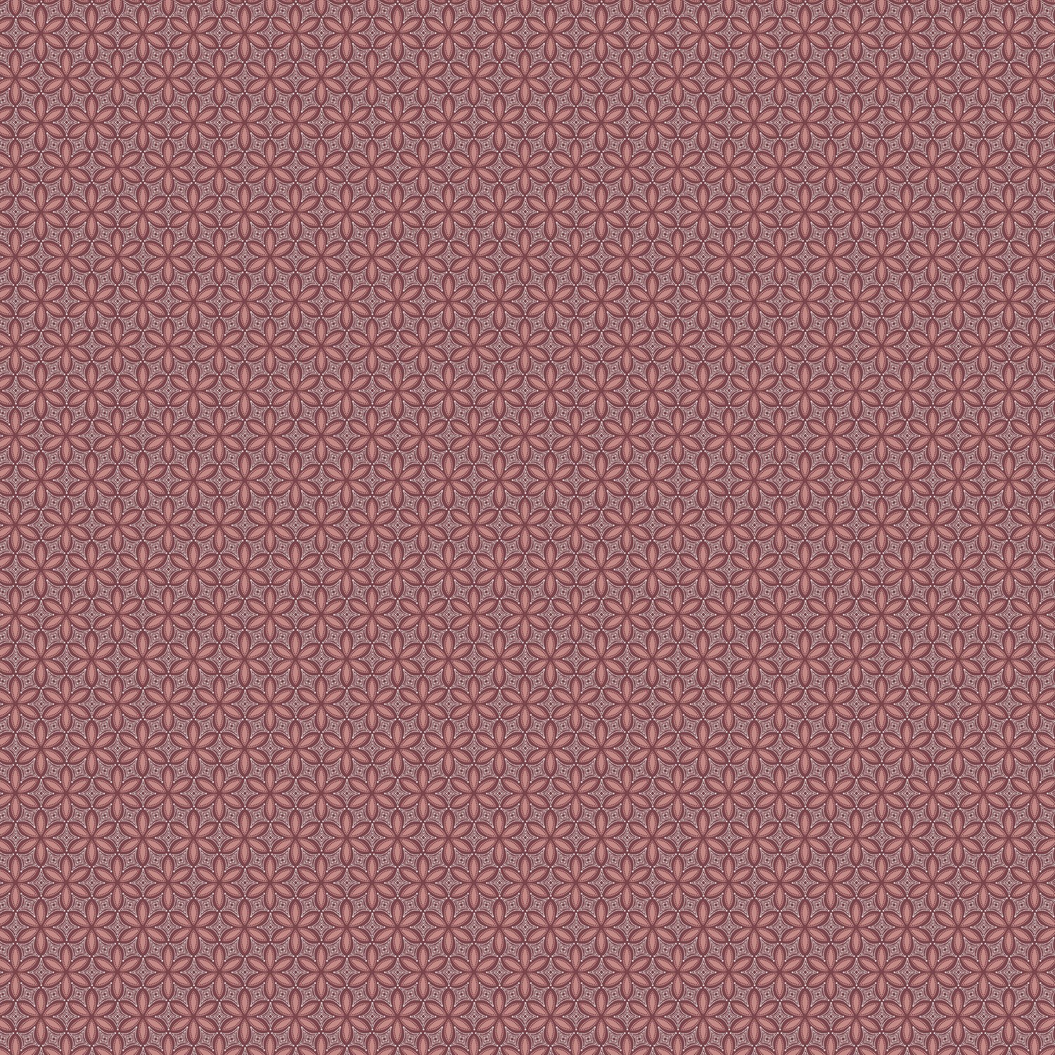 Swallowtail Grove Aster II Pink Mauve Quilting Cotton  Fabric Yardage - Pink Mauve