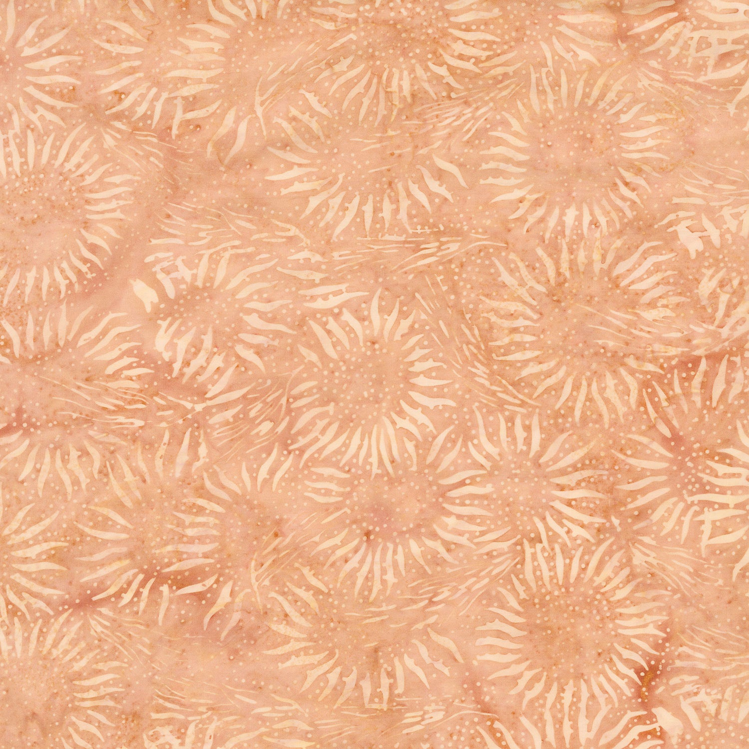 Oasis Batiks - Sunflower Brown Ecru