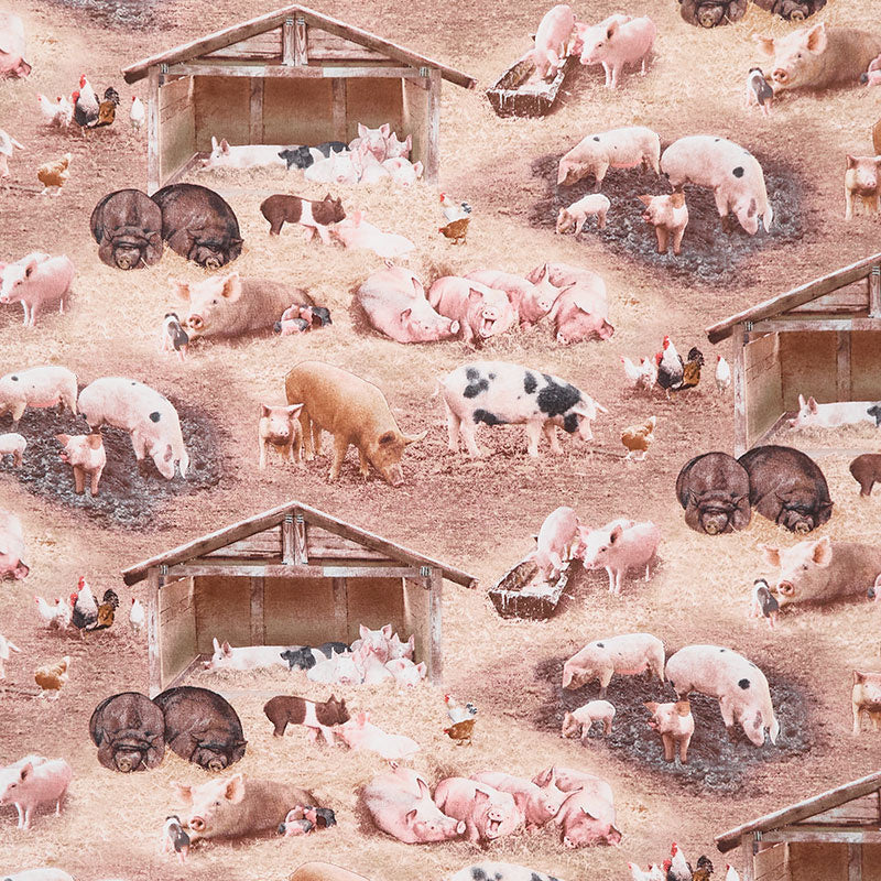 Farm - Pigs Brown