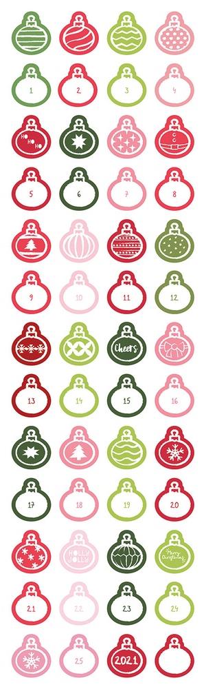 Holly Holidays Holly Holiday Felt Ornaments Panel Multi Fabric Panel - Multi
