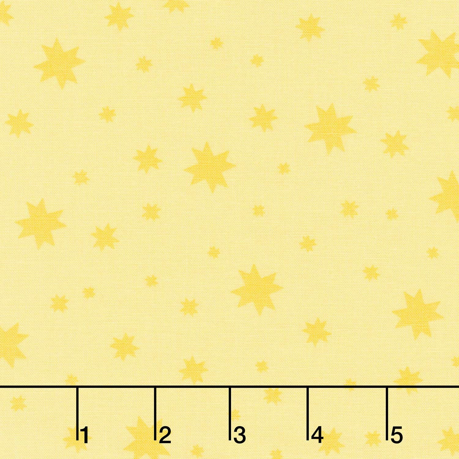 Welcome To Quilt Town - Stars Yellow