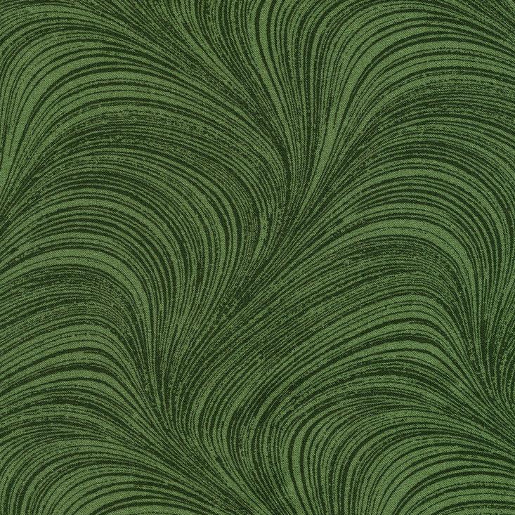 Wave Texture - Wave Texture Dark Green 108" Wide Backing