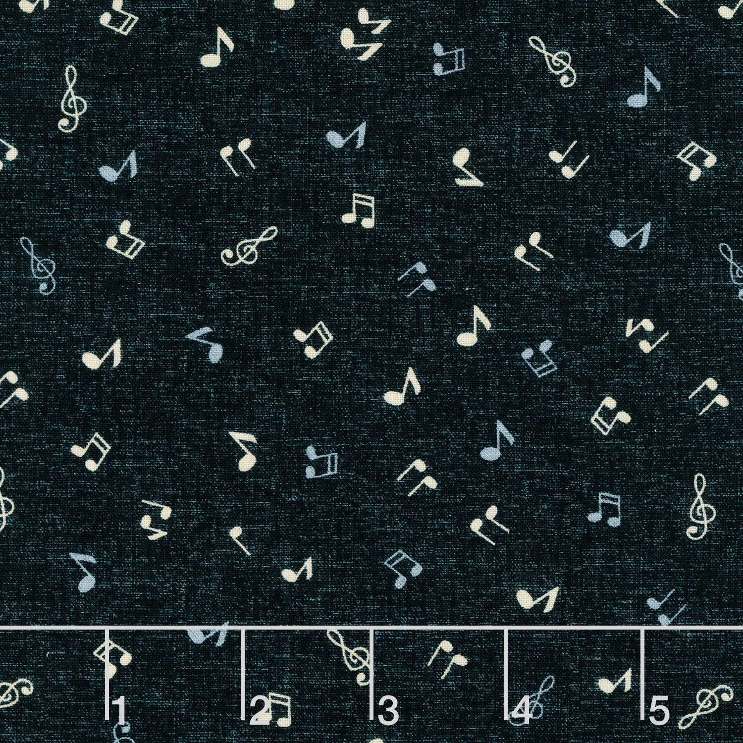 Feeling Jazzy - Music Notes Black