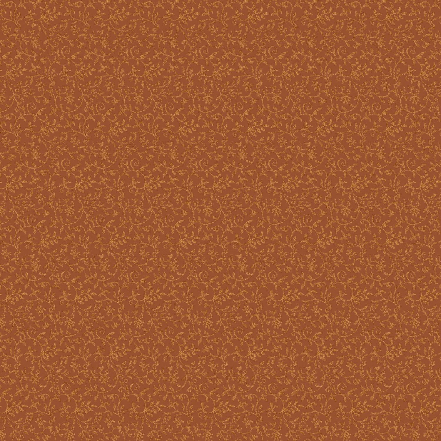 Hatfield Garden Jacobean Vine Bronze Quilting Cotton Fabric Yardage - Bronze