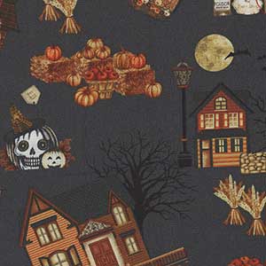 Haunted Village - Fat Quarter