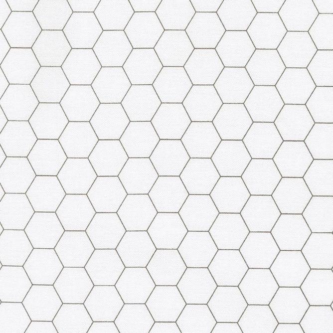 Bee Backgrounds - Honeycomb Gray