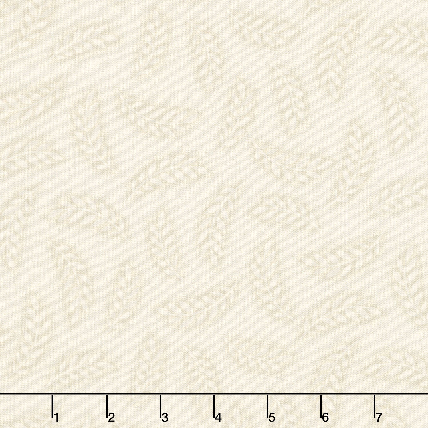 French Quarter - Dot Leaves Cream
