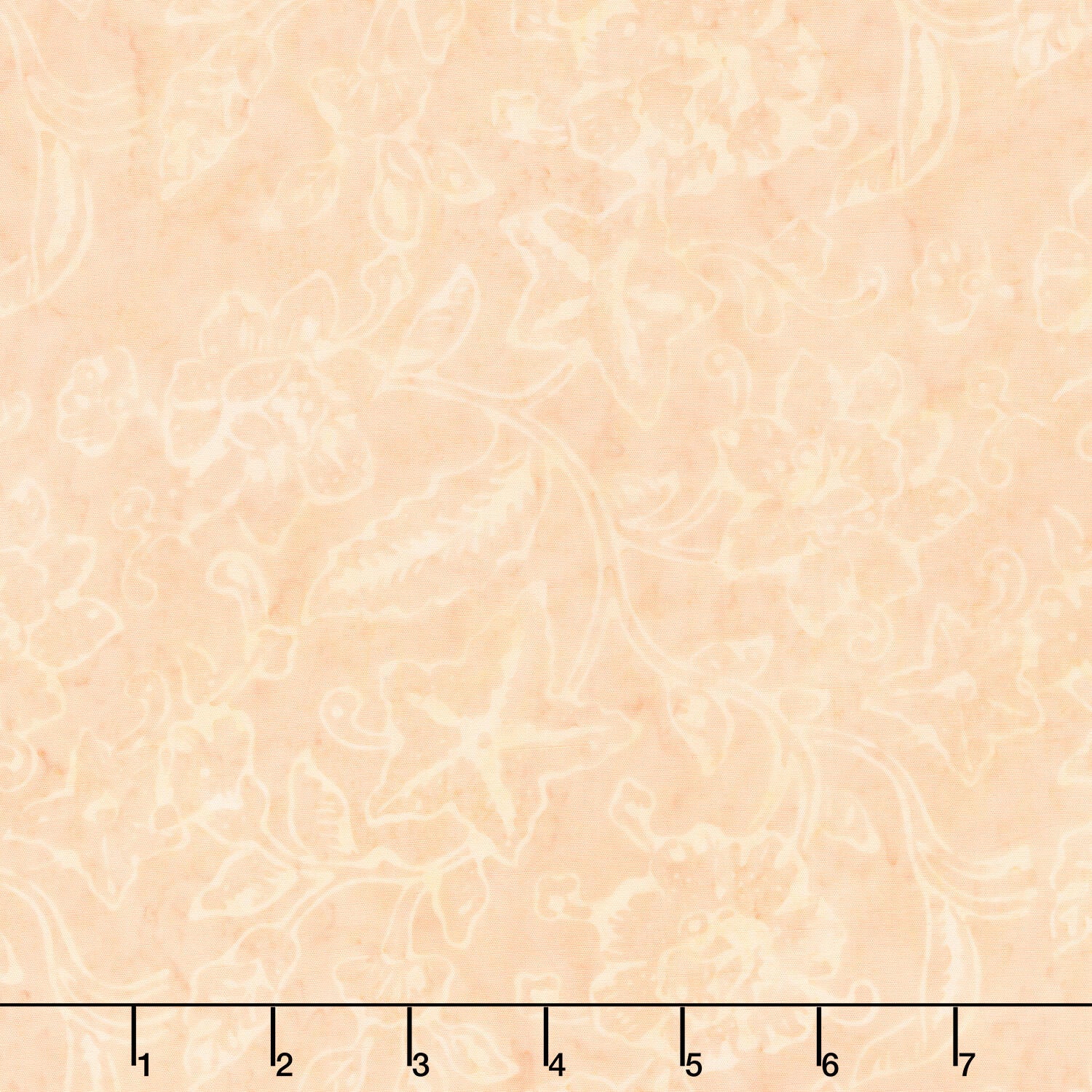Tonga Batiks - Pastel Pretty Floral Peach