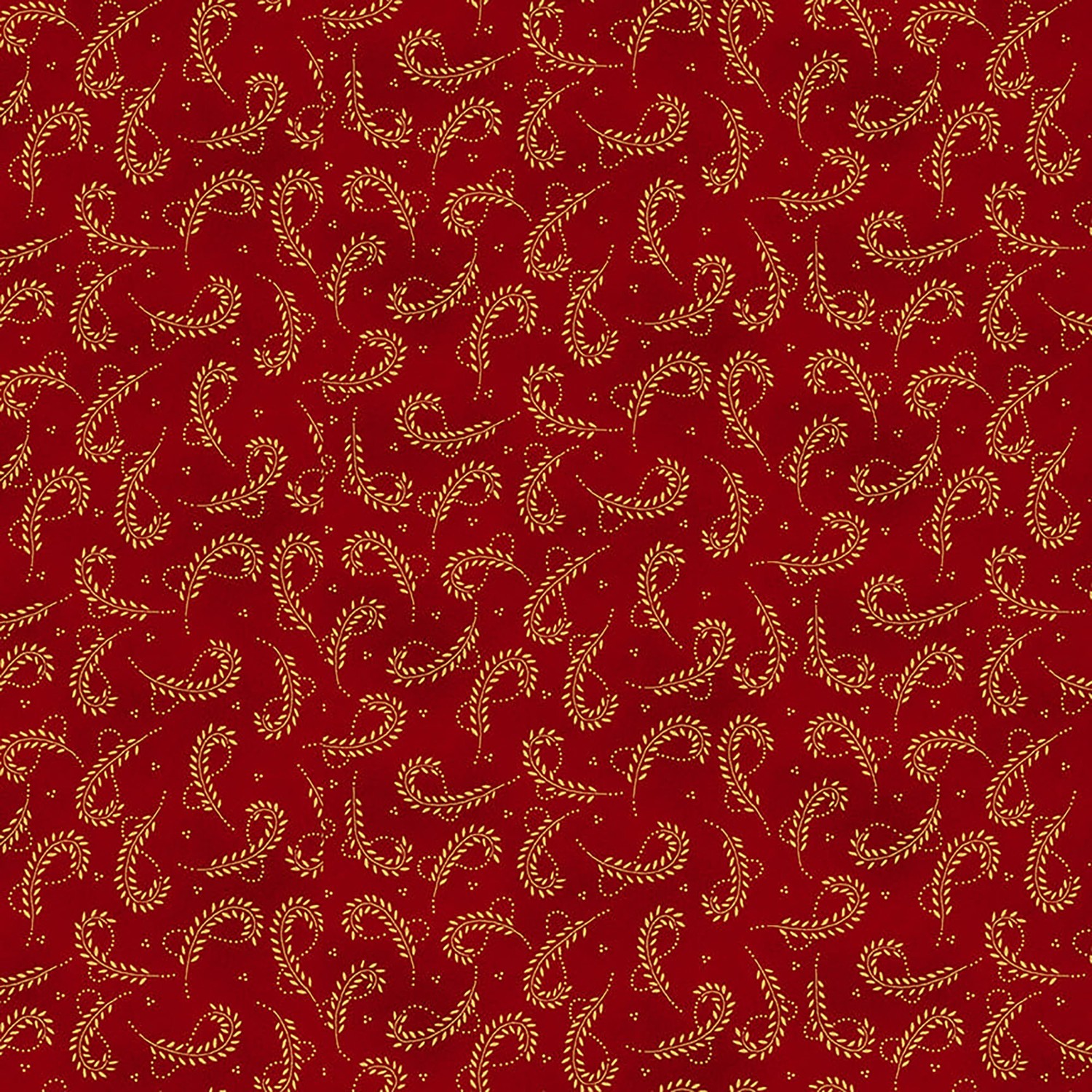 Scrap Basket Favorites - Looped Leaves - Cranberry
