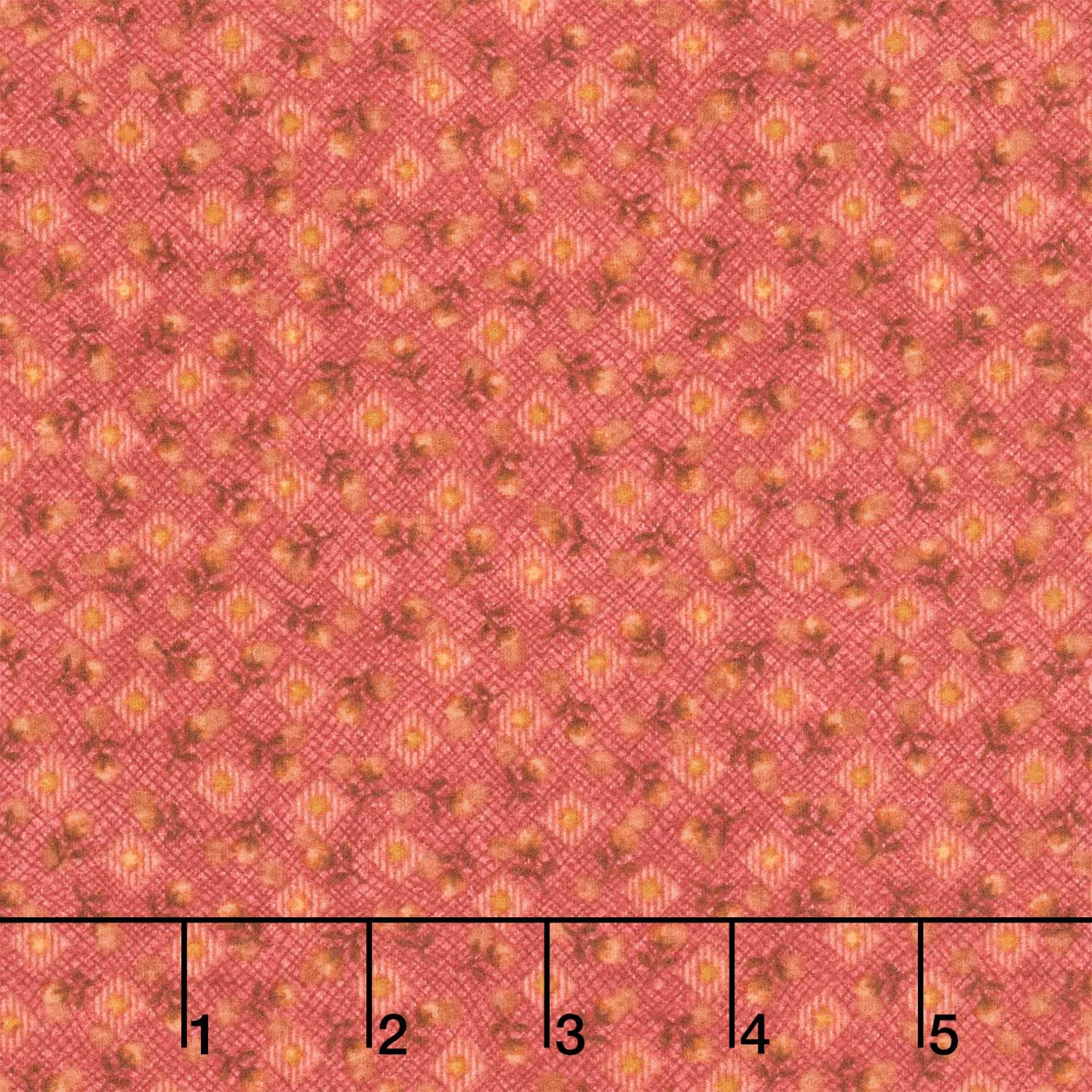 Where the Wind Blows - Diamonds & Rose Buds Red Flannel