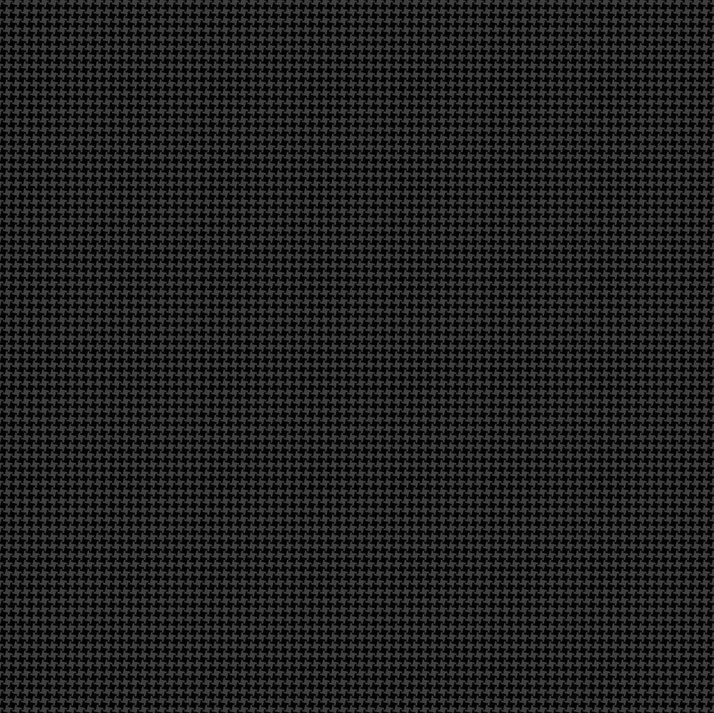 Monochrome Houndstooth Black on Black Quilting Cotton Fabric Yardage - Black on Black