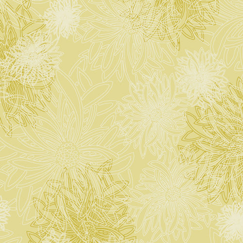 Floral Elements - Hay Yellow/Gold