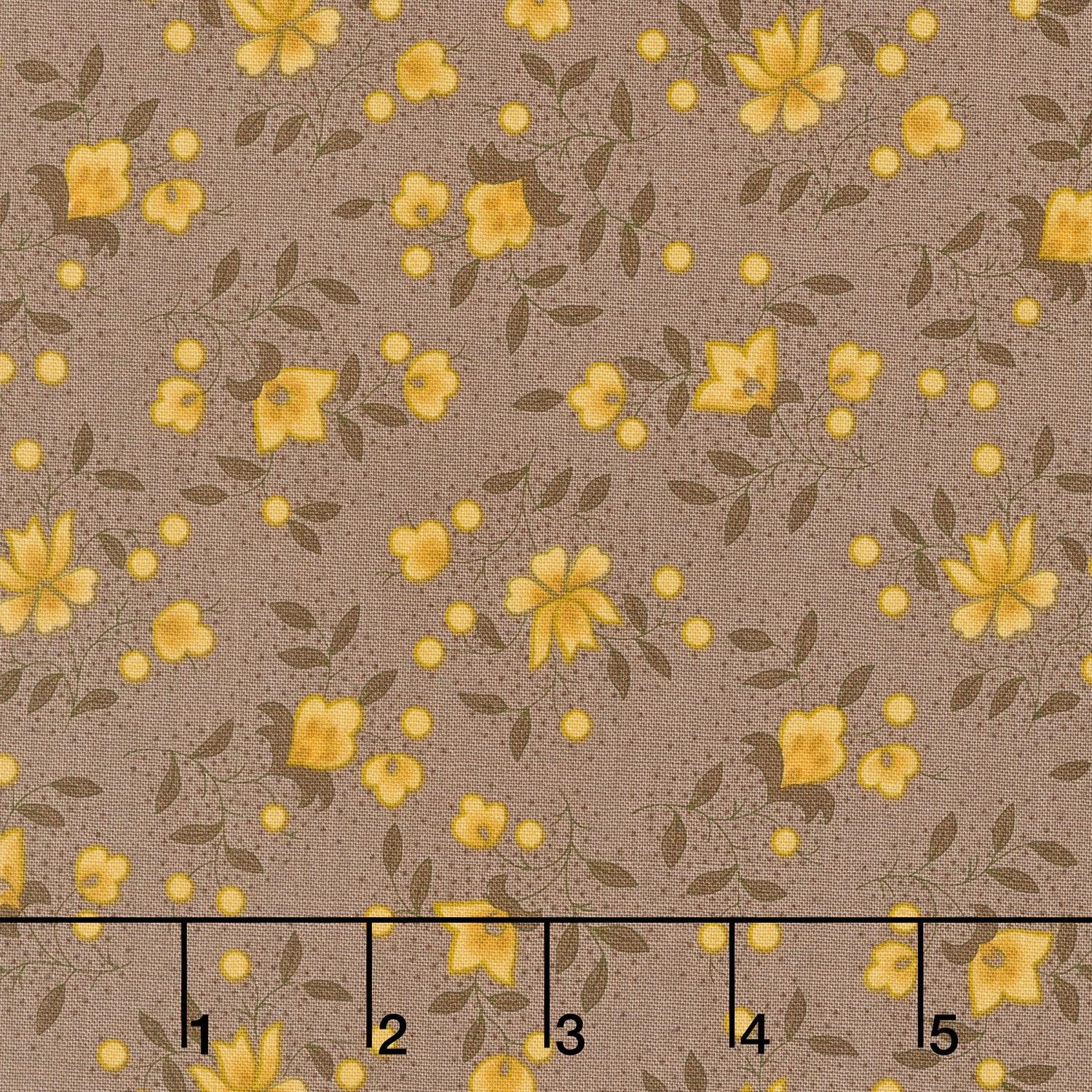 Scrap Basket Favorites - Blossom Sprays Taupey Gray