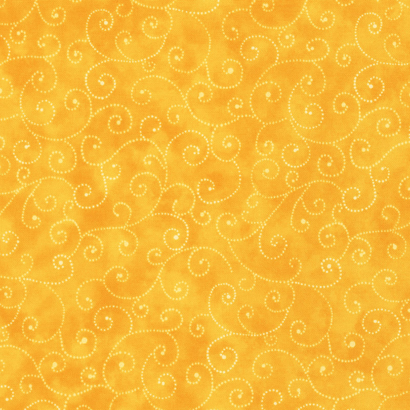 Moda Marble Swirls - Bright Yellow