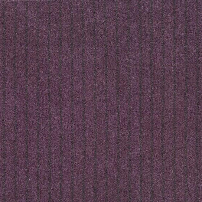 Woolies Flannel - Stripe Deep Purple