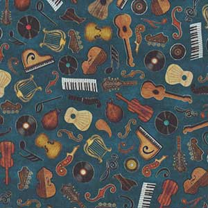 Tiny Tunes - Fat Quarter