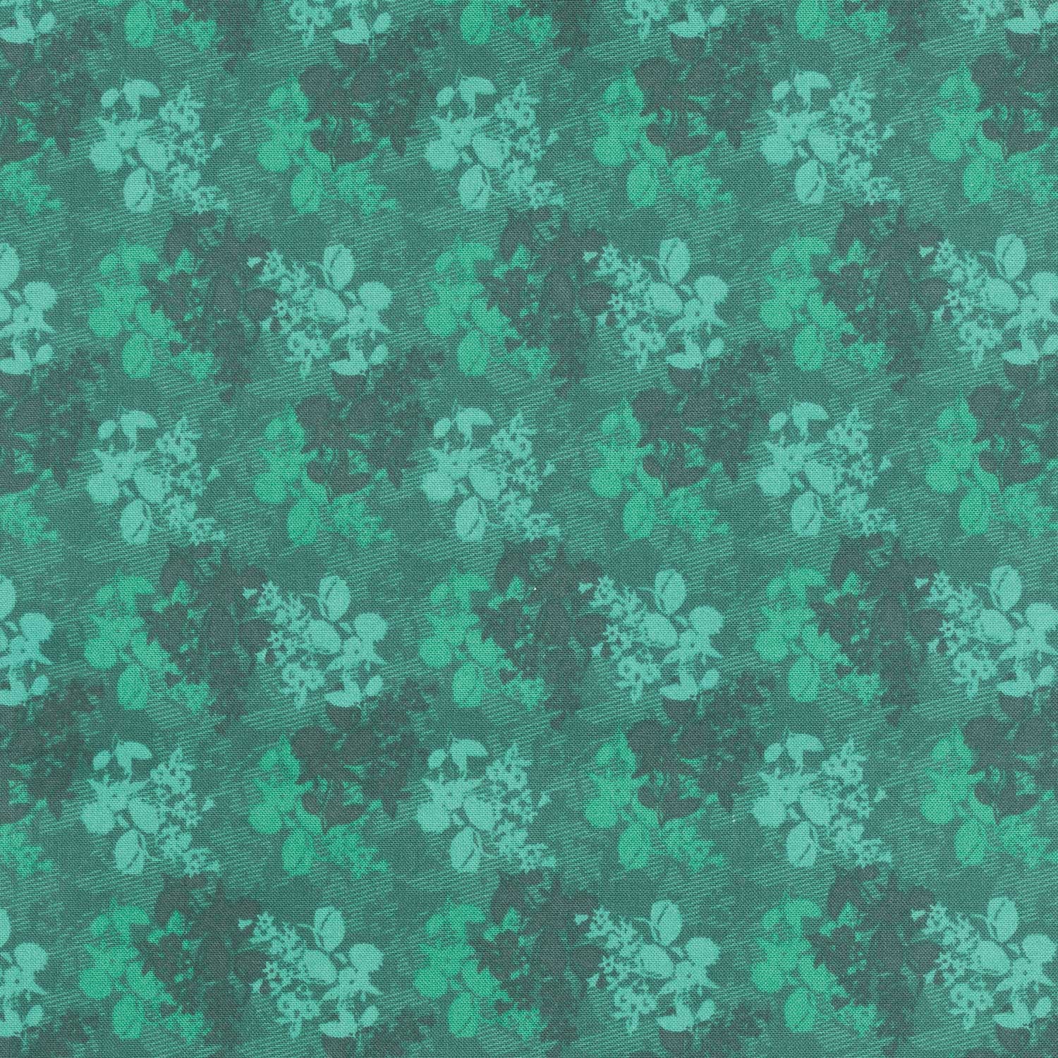 Florets - Evergreen 108" Wide Backing