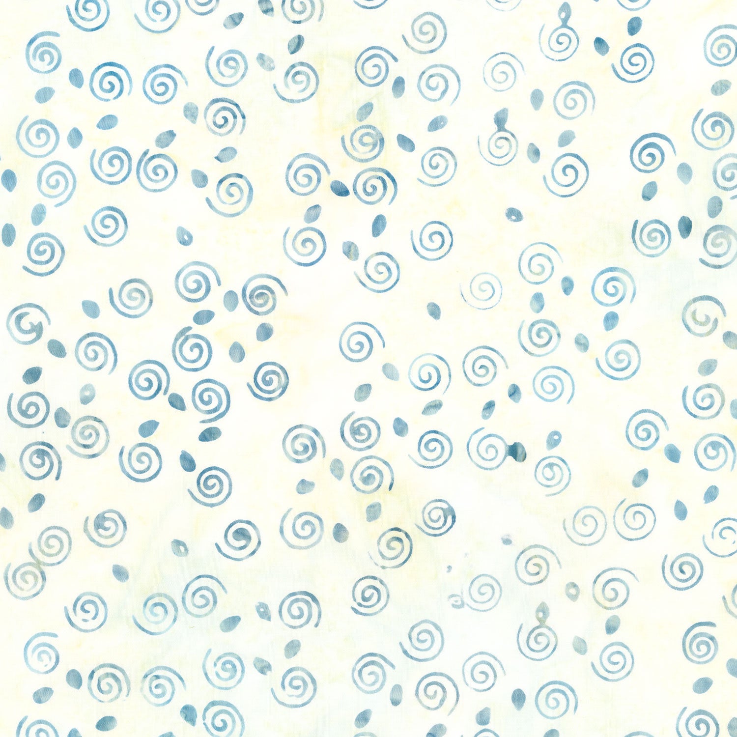 Misty Mornings Batiks - Swirls Teal Aqua
