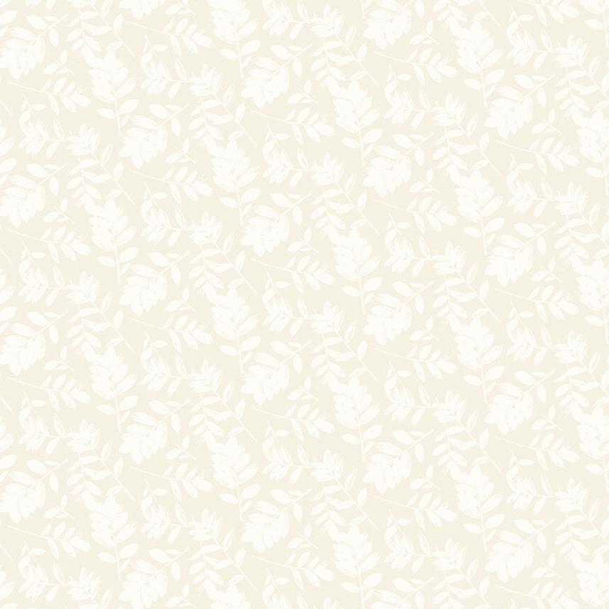 Mod Cloth - Haven (Small Branches) in Wind Pale Yellow