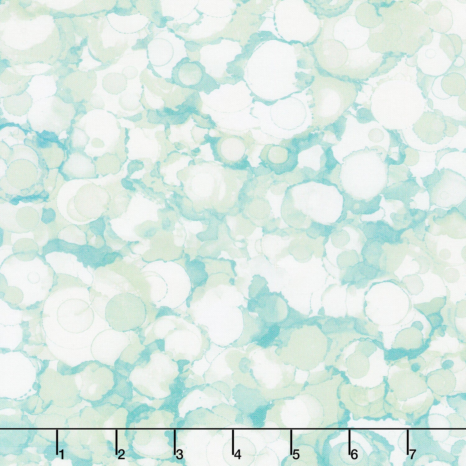 Autumn Breeze - Bubbles Teal Green