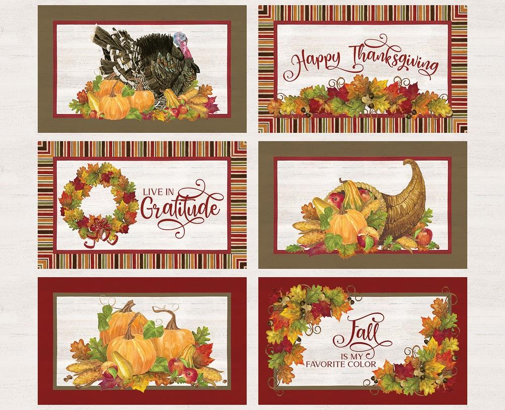 Monthly Placemats Nov-Feb Digital - November Placemat Panel - Multi