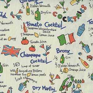 Dry Martini - 44" x 24" Short Cut