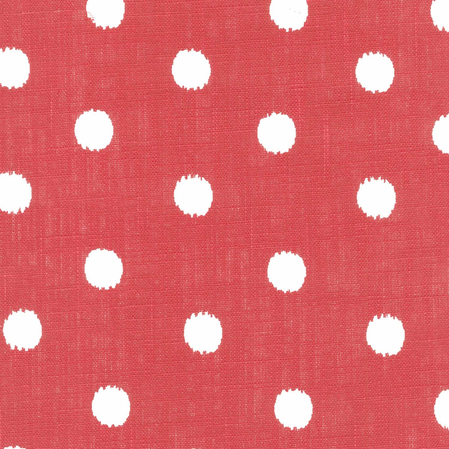 Panache - Cotton Slub Dot Red
