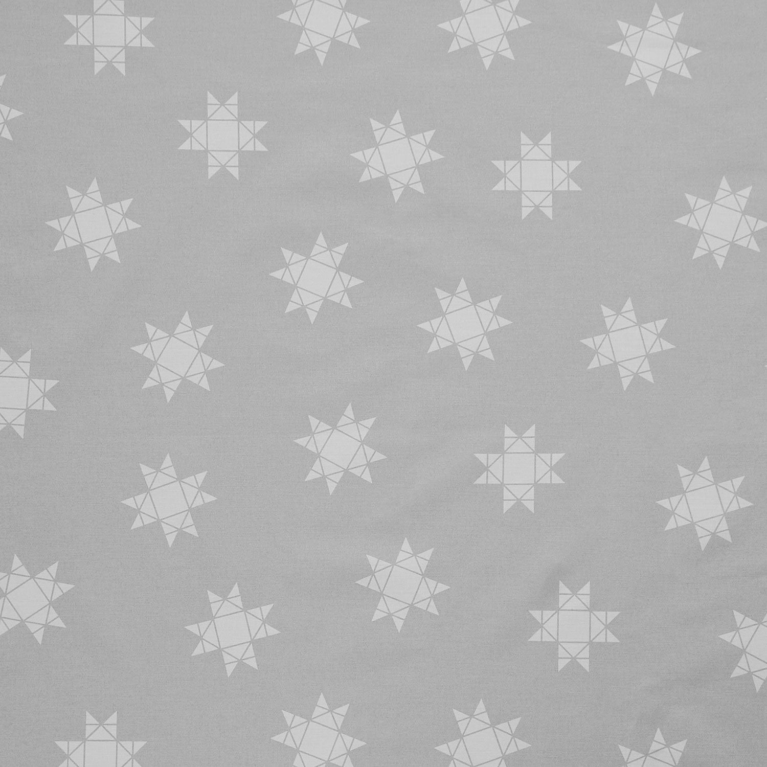Missouri Star Quilt Backs - Tossed Missouri Star Medium Gray 110" Wide Backing