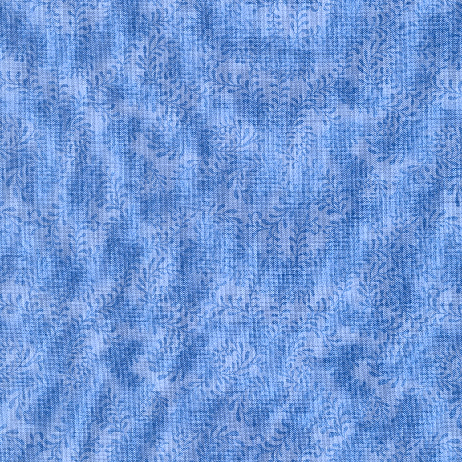 Wilmington Essentials - Swirling Leaves Light Royal Blue