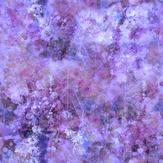 Jewel Basin by McKenna Ryan - Flower Petals in New Grape Purple