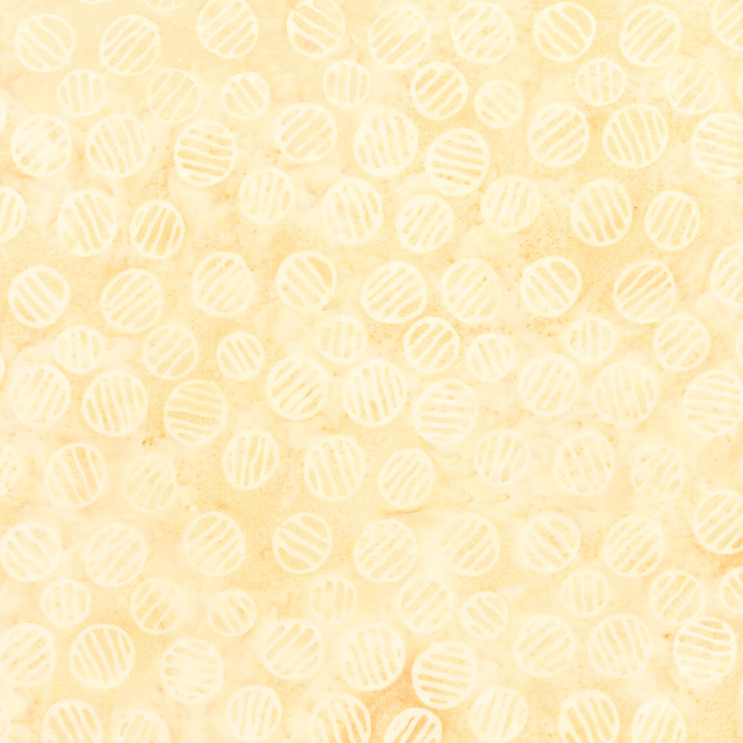 Tranquil Moments Batiks - Circles with Lines Cantaloupe