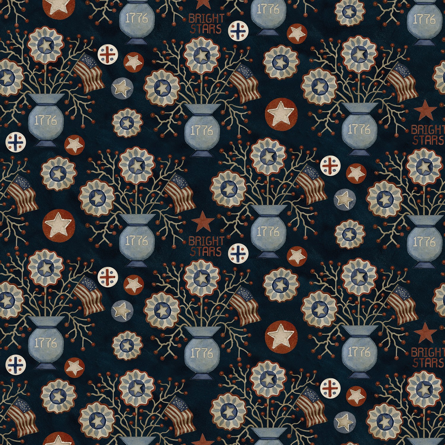 Bright Stars - Vases - Navy