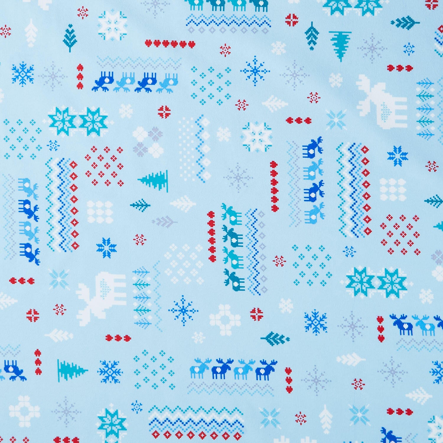 Winter Wonders Comfort Flannel - Winter Wonders Knit Light Blue