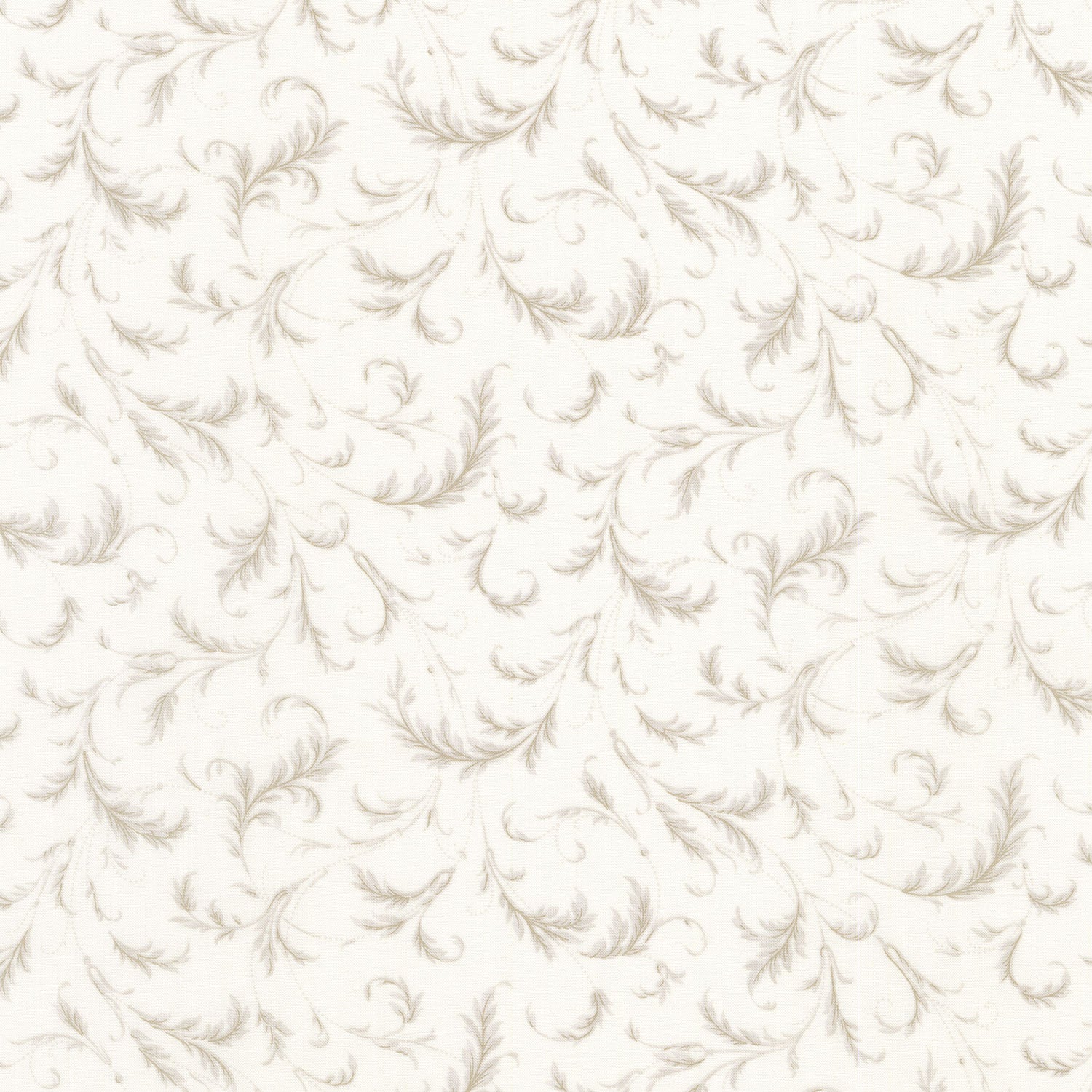 3 Sisters Favorites Vintage Linens - Flourishing Plaza Cream