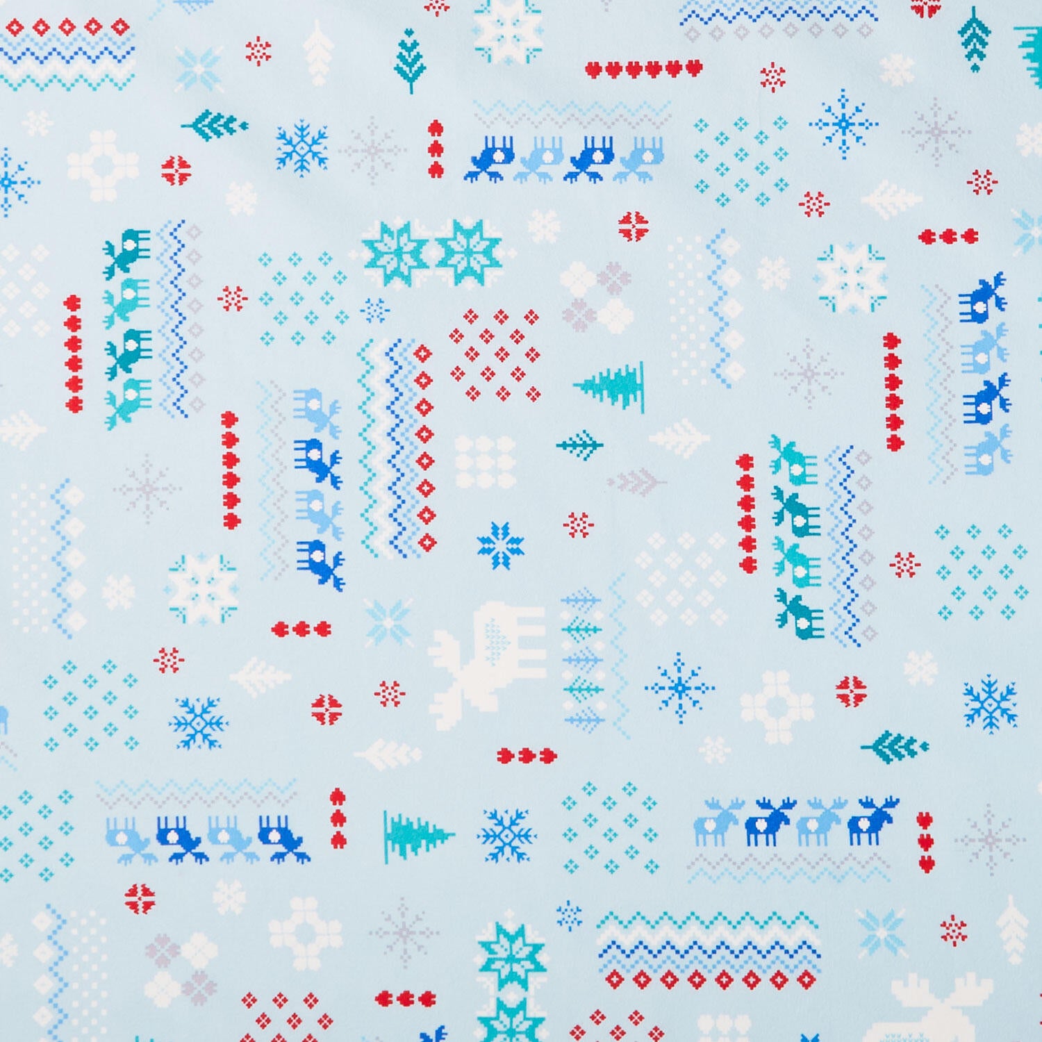 Winter Wonders Comfort Flannel - Winter Wonders Knit Light Blue