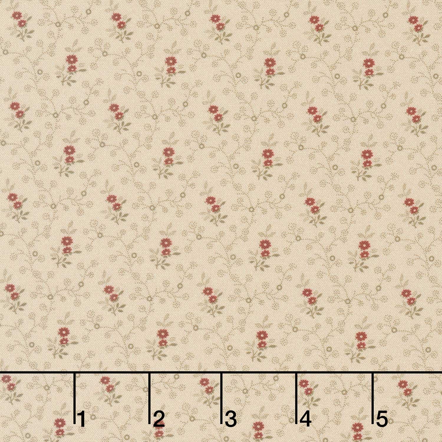 Pam's Patchwork Stars - Nutmeg Beige