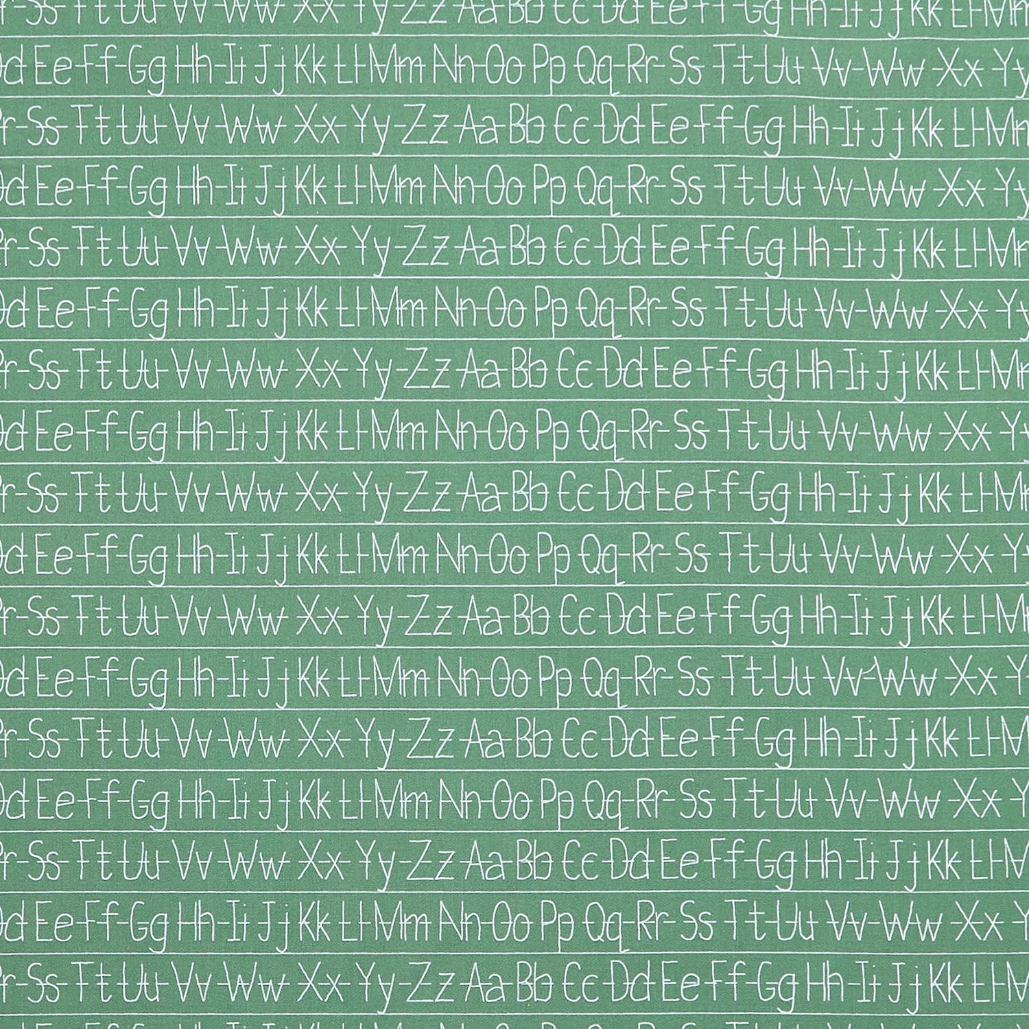 Old School - Handwriting Green