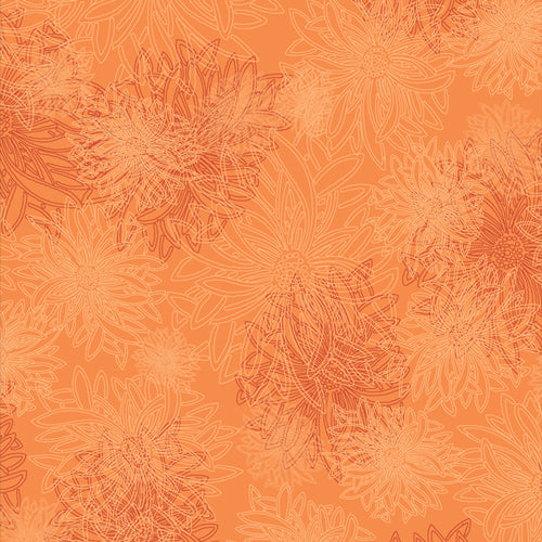 Floral Elements - Tangerine