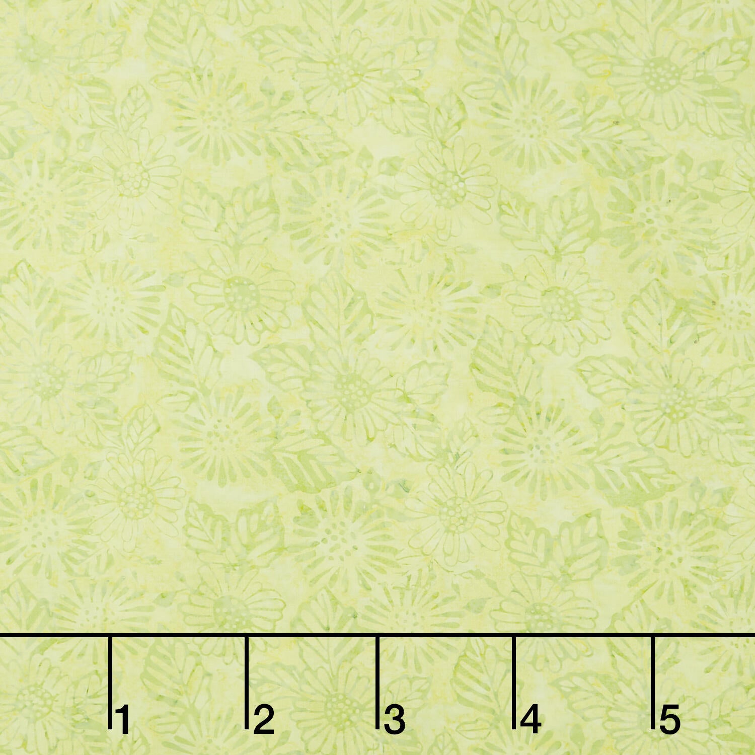 Tonga Batiks - Pastel Daisy Flowers Palm