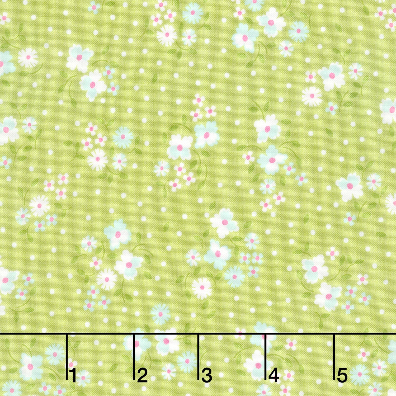 Cali and Co. - Flower Dot Pistachio
