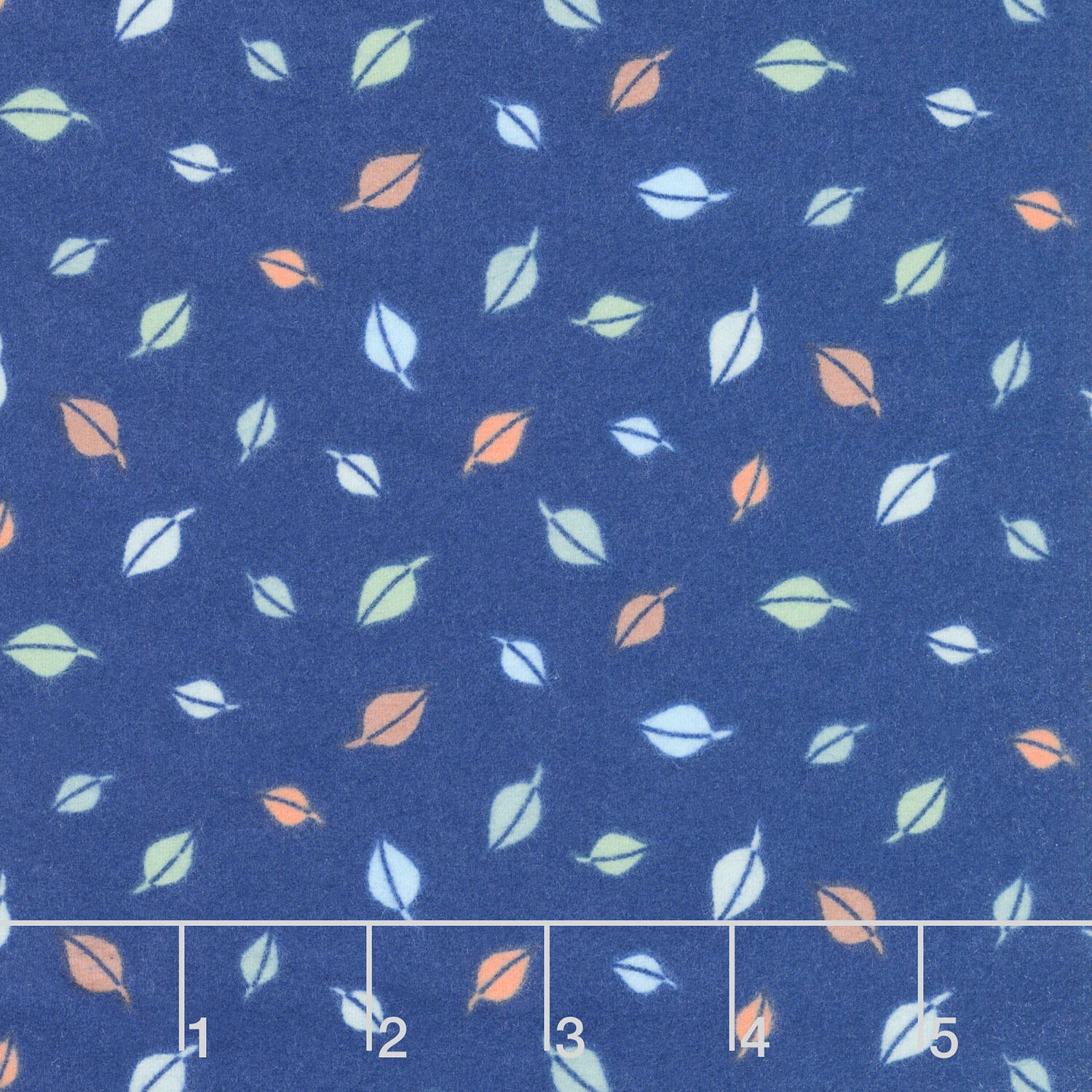Cozy Forest Comfort Flannel - Forest Leaves Navy