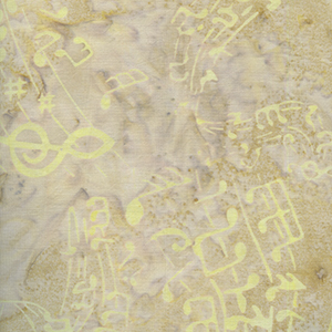 Banyan Music Notes - 44" x 13" Short Cut