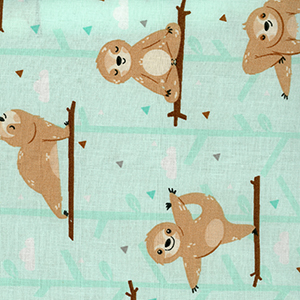 Sloth Yoga - Fat Quarter