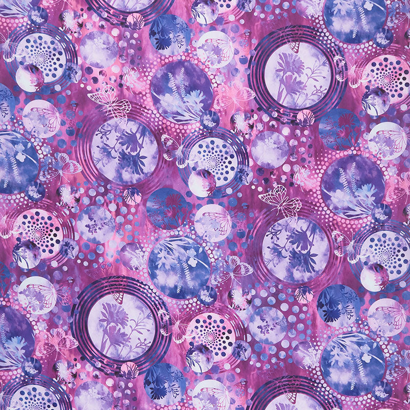 Elysian - Garden Collage Purple