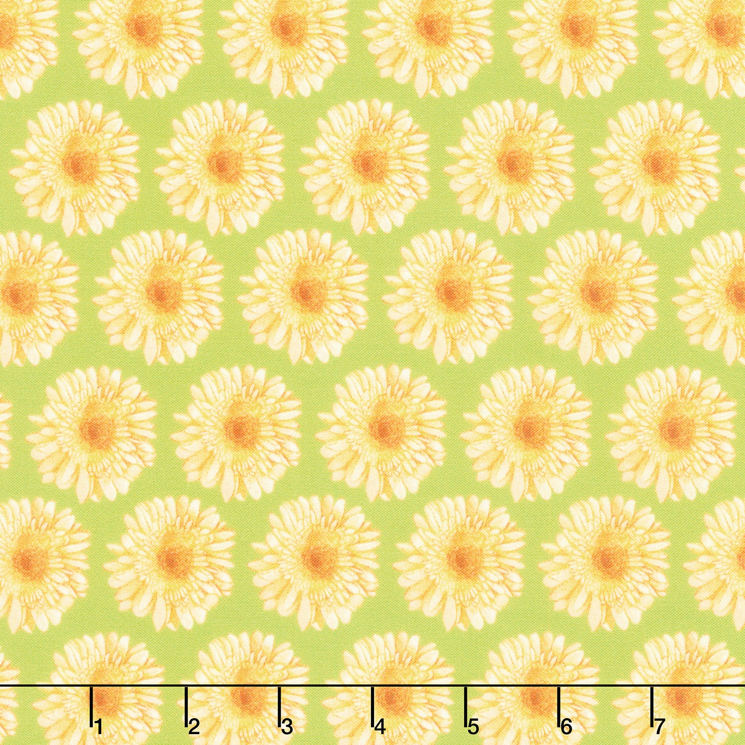 Spring Dreams - Mod Daisy Spring Green