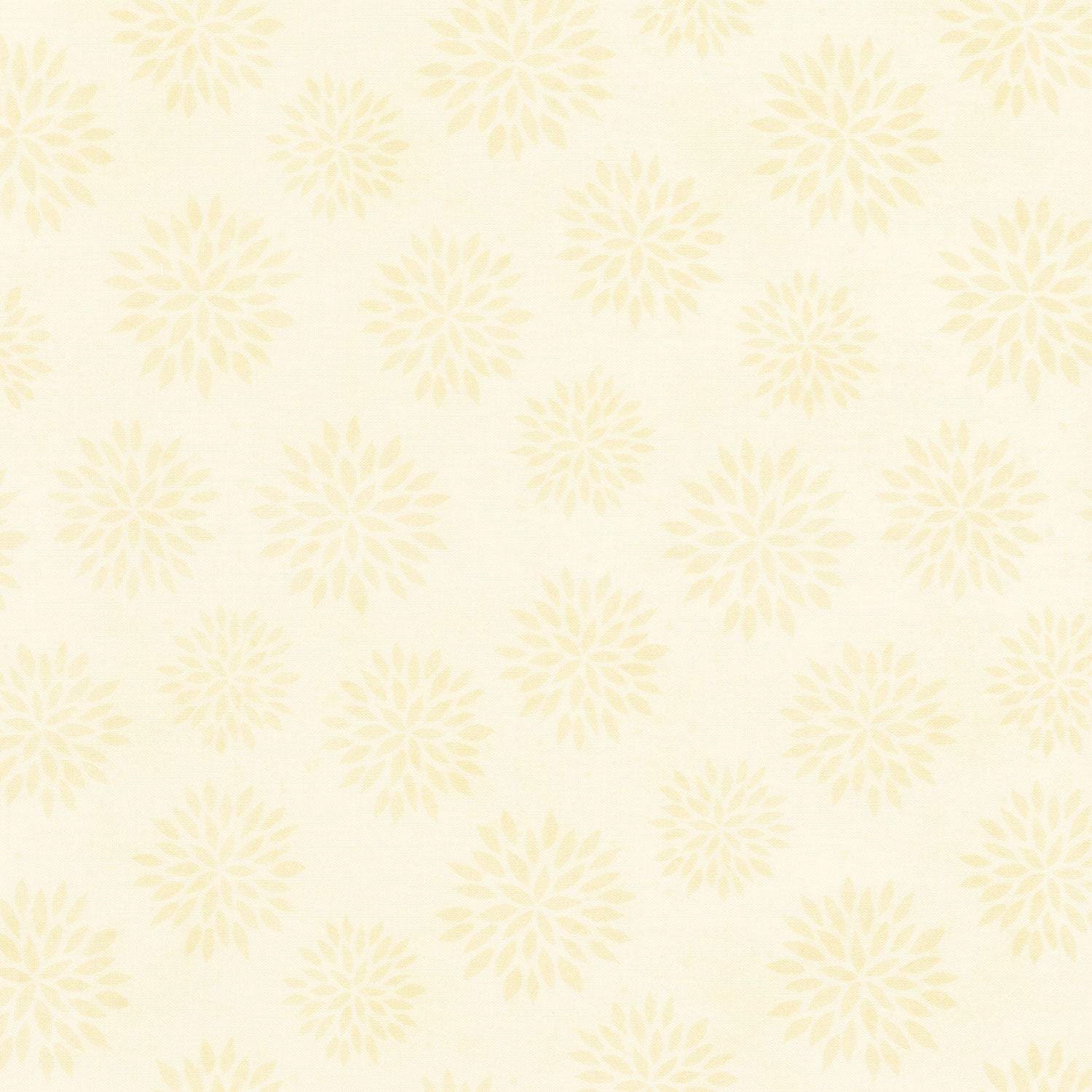 Sunflower Splendor - Tonal Flowers Cream