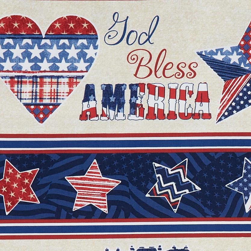 Stars Of Valor - Patriotic Repeating Stripe Multi