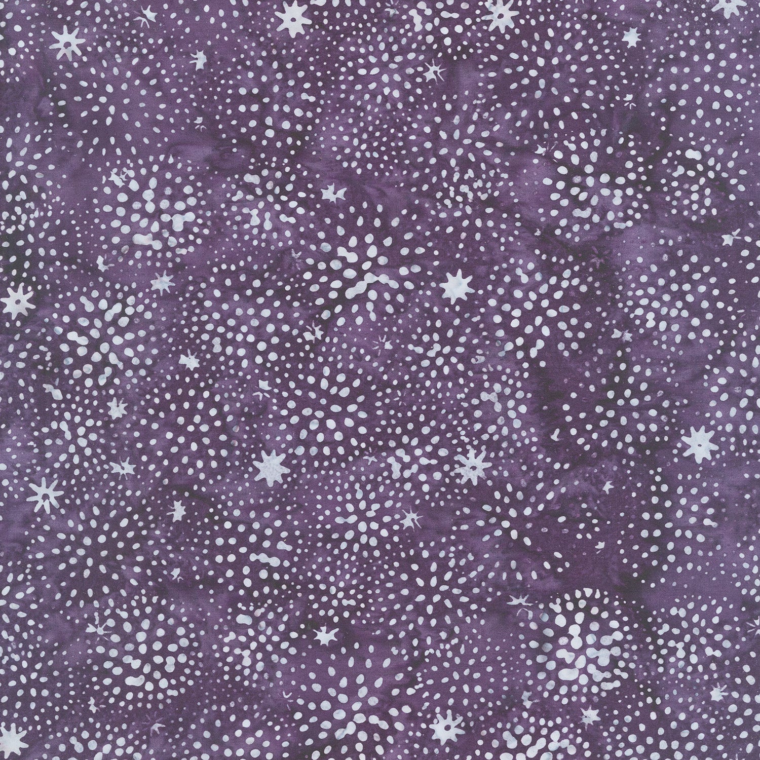Shadow Blooms Batiks - Dandelion Burst Purple Grape