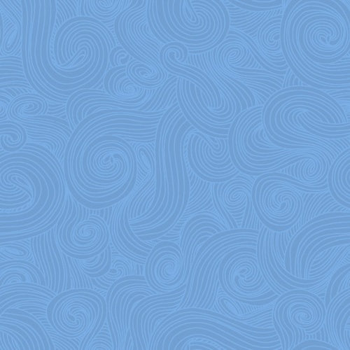 Just Color - Swirl in Chambray Blue