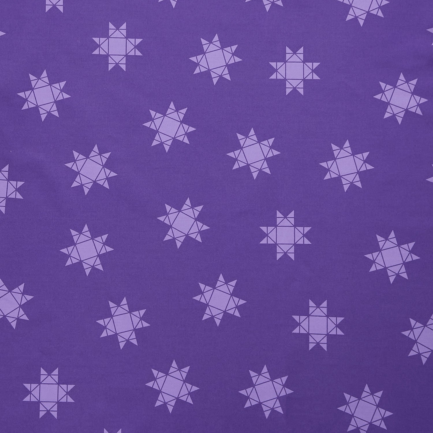 Missouri Star Quilt Backs - Tossed Missouri Star Royal Purple 110" Wide Backing